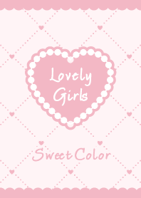 ♡Heart&Girly♡ピンクグレー
