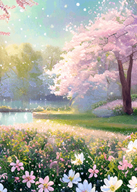 Beautiful real scenery(Spring-854)