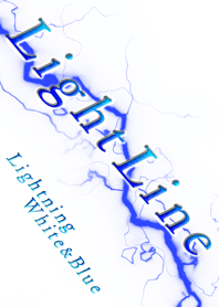 Light Line (Lightning White And Blue)