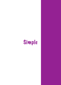 The Simple 2 colors No.1-W34