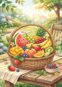 繽紛多汁水果籃