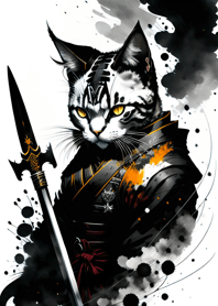 水墨猫武士 f02a89