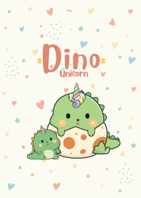 Dino Unicorn Heart Beat Lover