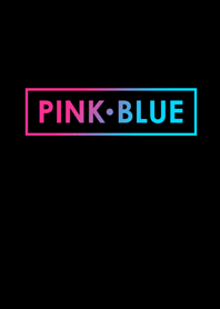 Pink Blue in Black