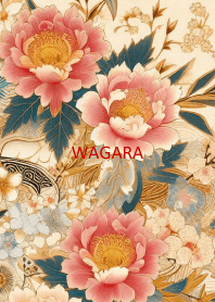 WAGARA RED-Japanese style pattern 7