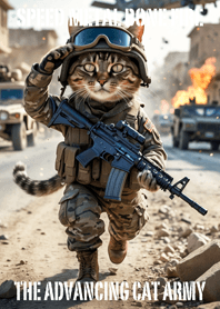The advancing cat army 38