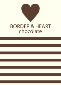 BORDER & HEART-chocolate-
