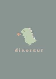シンプル 恐竜×緑