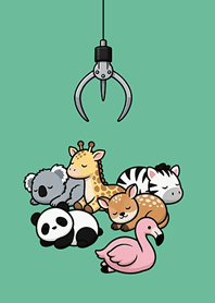 Cute claw machine-animal(Mint Green)