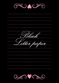 Black Letter paper *GLOSSYPINK 17*
