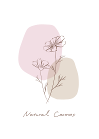 Natural cosmos/pink&beige