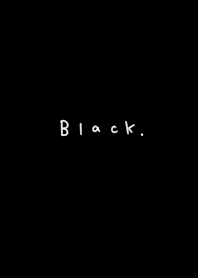 シンプルなブラックカラー