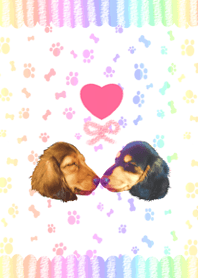 Theme of Dachshund puppies