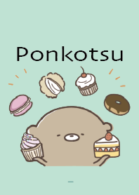 Mint Green : Food Bear Ponkotsu