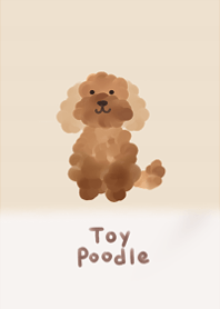 I love fluffy toy poodle2.