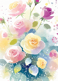 薔薇(バラ)の花の着せかえ(R4201)
