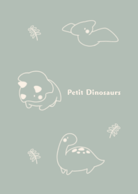 Petit Dinosaurs smoky green