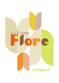 Autumn color typography 2