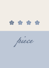 Ice blue <Cherry blossoms>