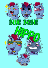 A Very Cool Blue Bobie-Hippo