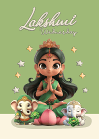 Lakshmi & Ganesha. (Wednesday)