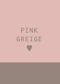 Pink Beige & Greige. heart.