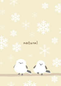 Long-tailed Tit Crystal of snow18 Japan