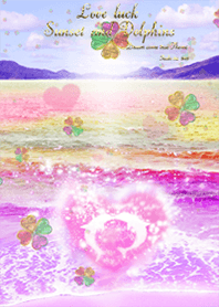 Love luck: Sunset and Dolphins