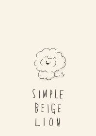 Simple Beige Lion.