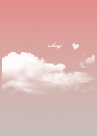 Beige Pink : Today's sky
