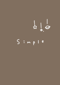 Greige. small stars and space.