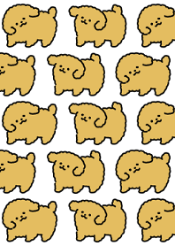 もこもこプードルの着せかえ