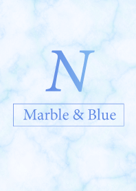 N-Marble&Blue-Initial