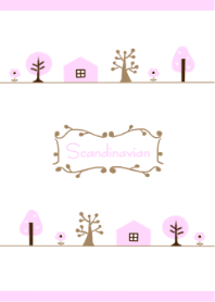 Scandinavian Brown&Pink color