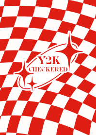 Y2K CHECKERED 04  - RED