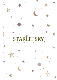 SIMPLE STARLIT SKY WHITE - MEKYM 33