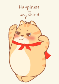 Tako Orange Cat Happiness Shield