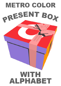 METRO COLOR PRESENT BOX (O)