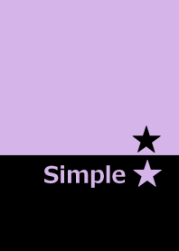 Black and purple star