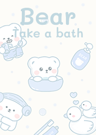 คุณหมีอาบน้ำคลายร้อน!