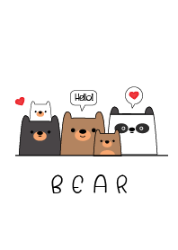 I LOVE U BEAR THEME