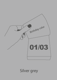 Birthday color January 3 simple: