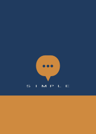 シンプル（brown blue)V.1761