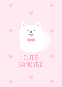 Cute Samoyed Pattern pink