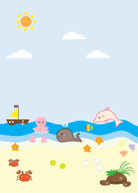 Sky sea and sand theme v.2