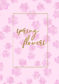 Spring flower spring-pink♡