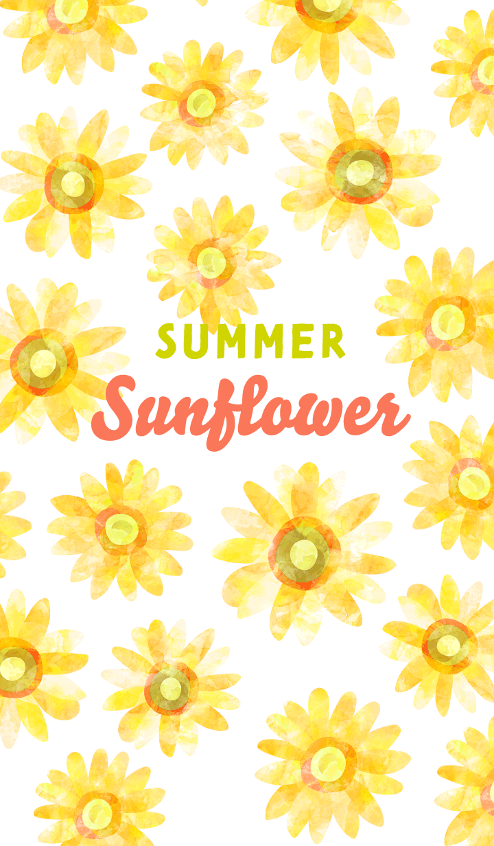 SUMMER Sunflower pattern