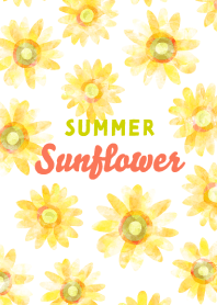 SUMMER Sunflower pattern