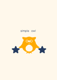 simple  owl  pink