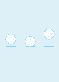 Bouncing balls volleyball